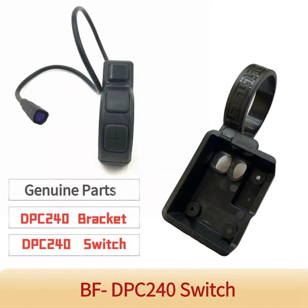 2X til Bafang Midmotor til DPC240 DPC241 Beslag (B) Musta