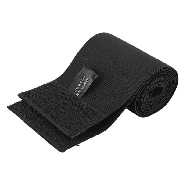Midjetreningsbelte Nylon Justerbart Elastisk Svart Mageomslag Slankekroppsformer for Kvinner 5M