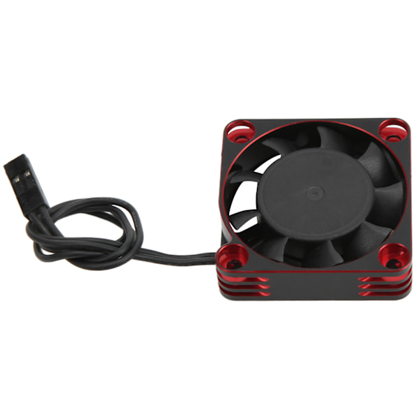 RC-moottorin jäähdytystuuletin 40x40mm Malliautojen jäähdytin Lämpölevyn työkalu 28000RPM Korkea nopeus F540 550 3650 3660 Punainen