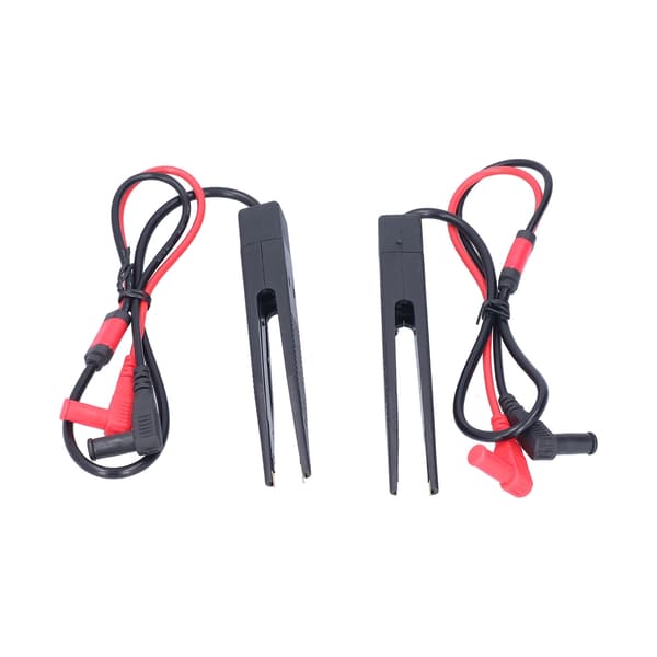 【NX】2PCS Multimeter SMD Testklämma Testpincett Typ Kapacitans- och Induktans Testkabel LCR Patch Clip