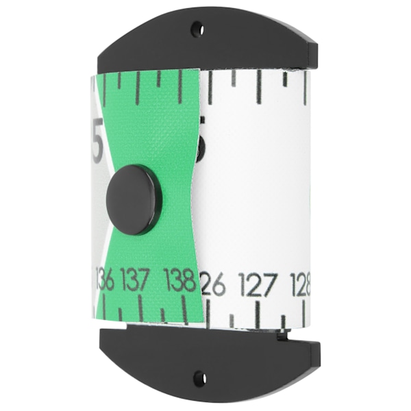 138x5cm Fiskmätlinjal Fiskmåttband Vattentät fiskemätverktyg Grön