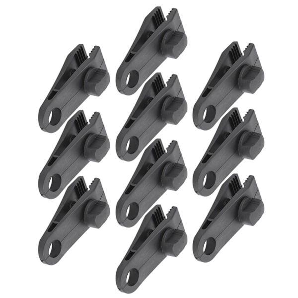 10st Tältklämma Tarp Markis Instant Clamp Utomhuscamping Vindtät fästspänne Tillbehör