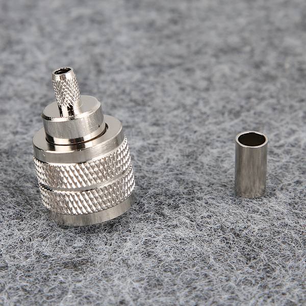 5 Styck UHF PL259 Hane Plug Crimp Coax Connector Adapter RF Connector