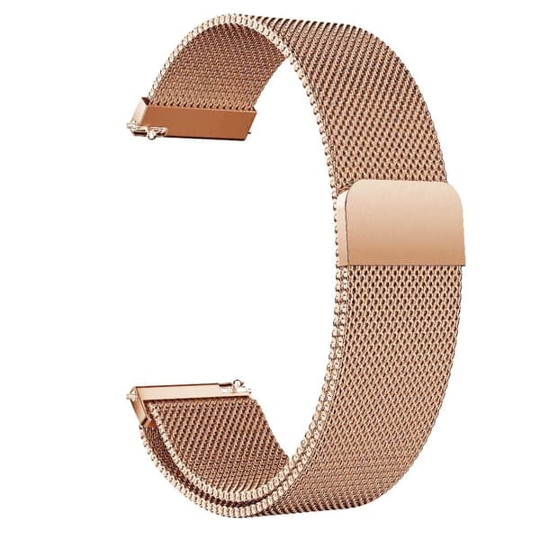 Milanese Loop kompatibel med OnePlus Watch 2/2R - Flere farver Rosa guld pink