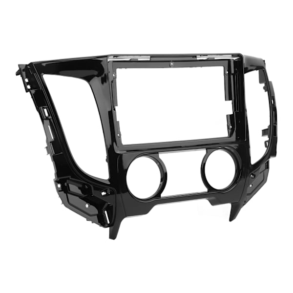 2DIN Bilstereo Radio Fascia Navigasjonspanel Trim Utbytting for Mitsubishi L200 Triton 2015‑2019 Manuell AC