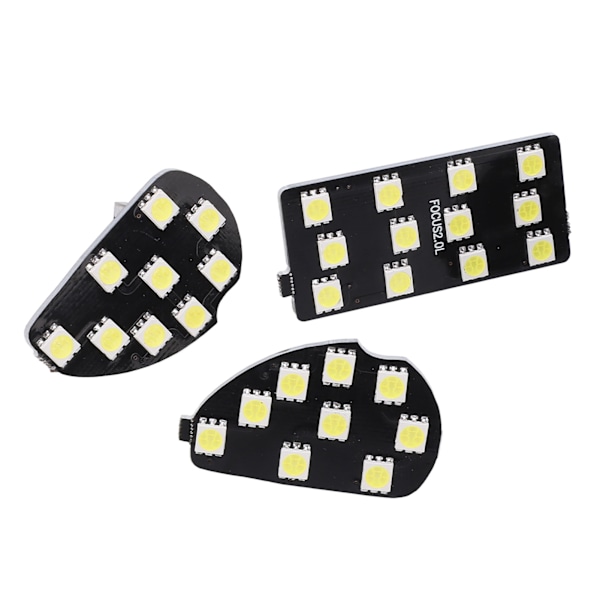 3st Bilinteriör läslampor Dome Light 30 LEDs 12V vitt ljus Ersättning för Ford Focus MK2 2007-2014