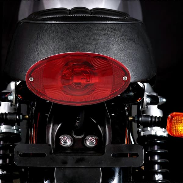 Motorcykel bakljus bromsljus plastreflektor för motorcykelbruk