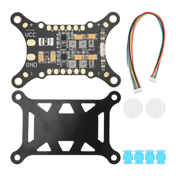 5 i 1 Super Damping Board 5V 12V BEC Integreret Strømmodul ESC Board Kompatibel med APM/PX4