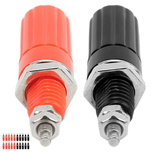 10 par bananplugg 4 mm korrosjonsbestandig isolasjonsytelse pluggbar M3 bindepost