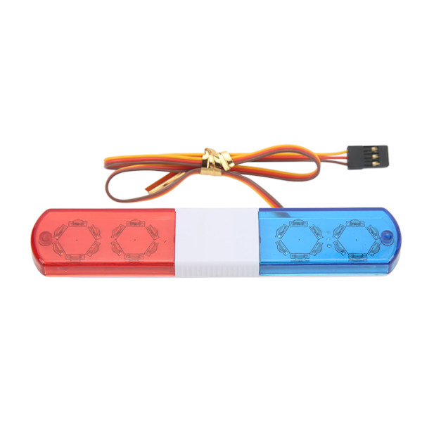 RC LED Poliisivalo Simulointimalli 4 Tilaa RC Poliisi Vilkkuvalo LED Hälytysvalo 1/8 1/10 RC Autoille Punainen Sininen