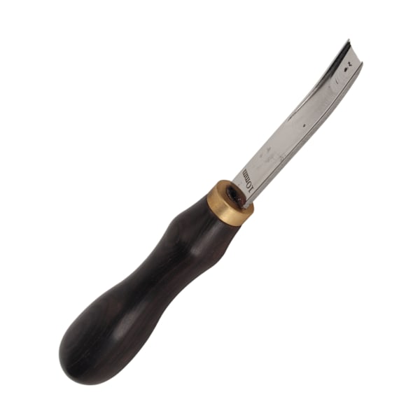 Läder Kantskivning Beveler Tool Trähandtag Lädertrimmer Leathercraft Edge Skiving Beveler
