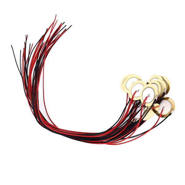 15 stk Piezo Pickup 27 mm Gitar Pickup Piezo Sensor med 33 mm Tråd for Tromme