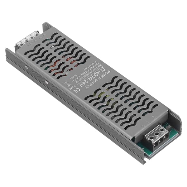LED Driver 400W DC 24V IP20 Beskyttelse Rask varmeavledning LED Transformator LED Power Driver AC 175‑260V