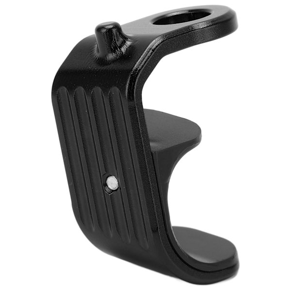 Sykkel E-formet spenne i aluminium og plast, polert, lett design, sykkelkrok E-spenne for Brompton, svart
