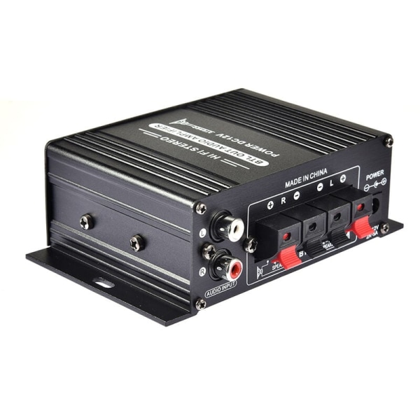 400W (virtuell standard) DC12V HiFi effektforsterker Bilstereo musikkmottaker FM Radio MP3 effektforsterker AK170 uten fjernkontroll