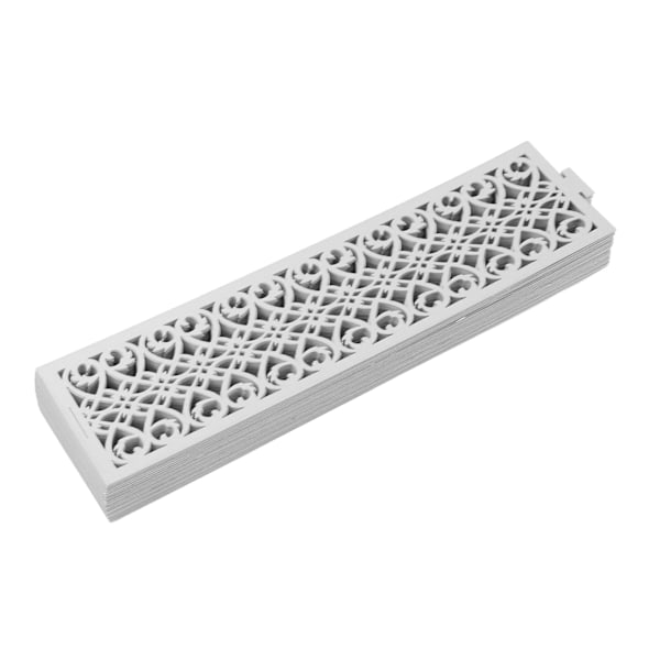 50st Servettring Serviettring ihålig Utsökt papper Minimalistisk Servietthållare Spänne för Bröllop Jul Silver