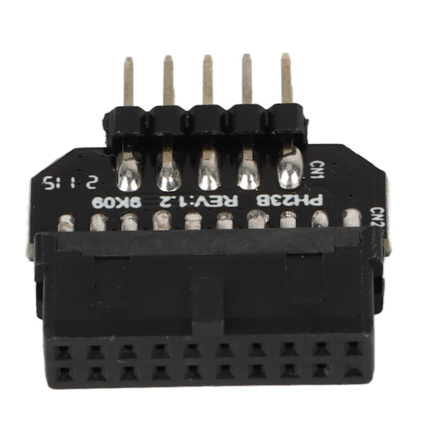 USB Moderkortsdeler Motherboard Usb2.0 9-pins til Usb3.0 19-pins frontpanel Forbindelseshunkontaktkonverteringsadapter