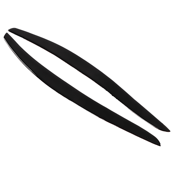 2 stk Lyktebryn Glansende Svart Trim Foran Venstre Høyre Dekorasjon for 3-serie Coupe E92 2006-2012