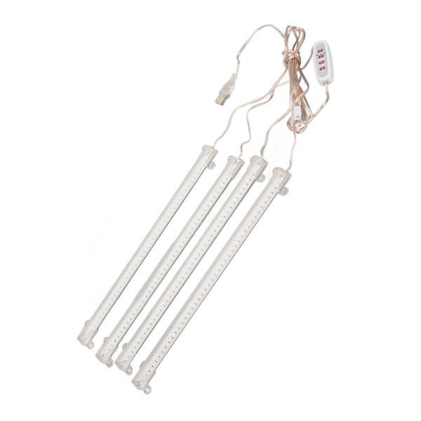 Plantevækstlys 4 Hoveder USB-stik Dæmpbar Timerfunktion Fuld Spektrum LED Vækstlys til Indendørs Hjem Sukkulenter Sollys 4000K 168LEDs