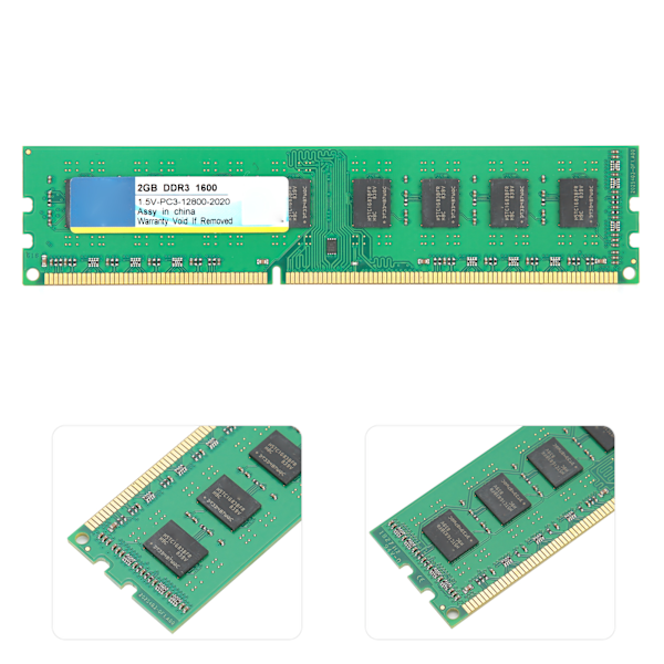 Xiede Pöytätietokoneen Muistimoduuli DDR3 2GB 1600Mhz PC3‑12800 1.5V AMD 3. sukupolvelle