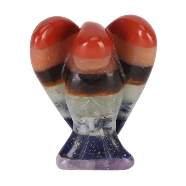 Krystalengelfigurer Held & Lykke Håndpolerede Jade Sten Beskyttelsesengelfigurer til Healing Meditation