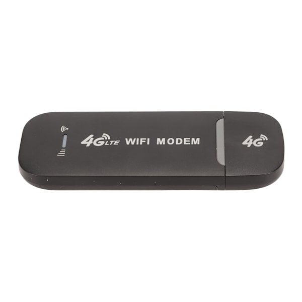 4G LTE USB WiFi-router 150 Mbps Understøtter 10 brugere Bærbar WiFi-modem Mobil Wifi-router til Tablet Laptop Sort