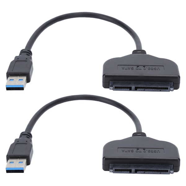 2st Portabel HDD Adapter USB 3.0 till SATA 2.5 Adapterkabel Stöd för Windows XP 32/64 Bit