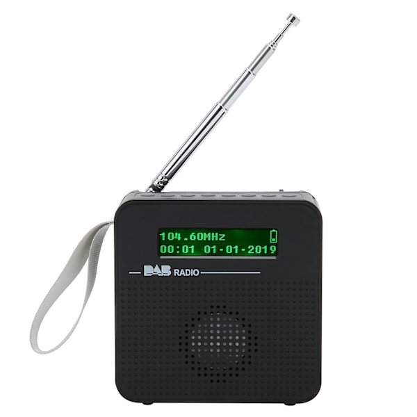 Digital Radio Bærbar Bluetooth FM-radio med DAB/DAB+ for turer utendørs