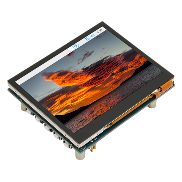3,5 tuuman kapasitiivinen kosketusnäyttö USB Type C I2C 5 pisteen kosketus 640x480 IPS-näyttö Kosketusnäyttö LCD-näyttö RPi:lle