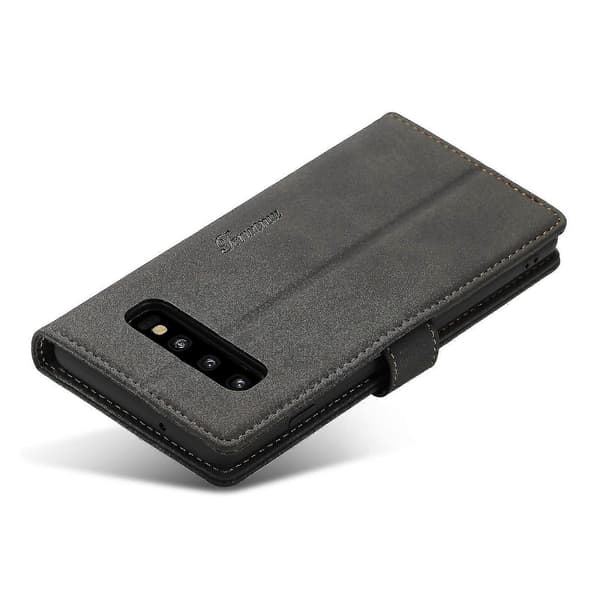Skinnveske til Samsung Galaxy S10+ Black