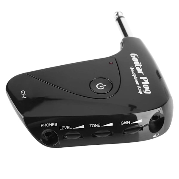 Mini Portable Guitar Plug Hörlursförstärkare förstärkare med klassisk brittisk distorsionseffekt