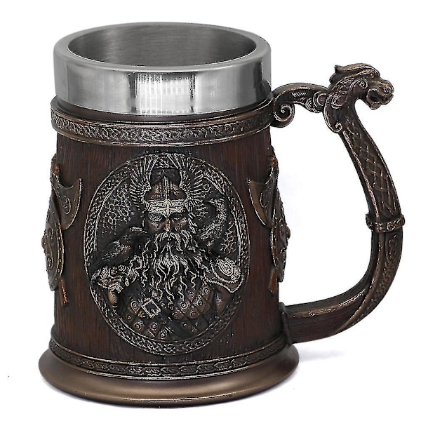 Viking Odin Thor Mjolnir Øl Krus - 20 Oz