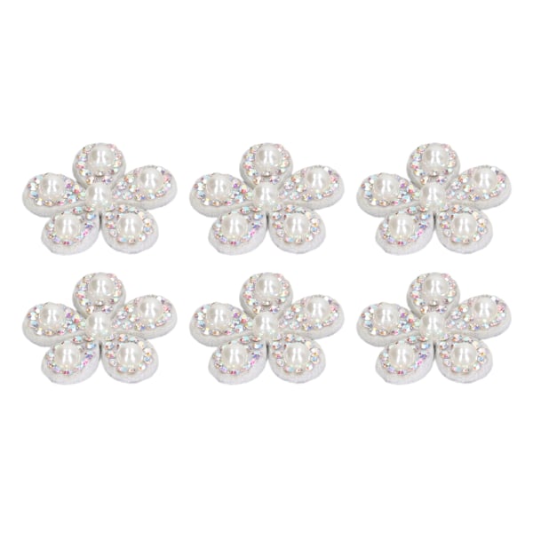 50 st Rhinestone Flower Patches DIY Fashionable Beautiful Sy On Patches för ryggsäckar Kragar Kläder