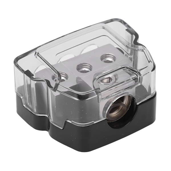 3-vejs strømfordelingsblok Jordfordeler Audio Splitter 0 Gauge ind 4 Gauge ud Universal til bil