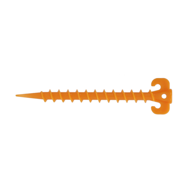 Tältpinnar för utomhuscamping, skruvspiralformade tältpinnar, 20 cm markpinnar, krokpinnar