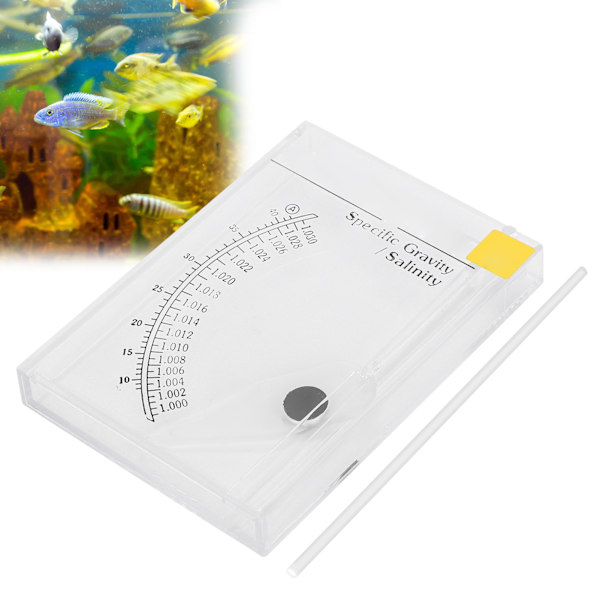 Exakt Havs-Hydrometer Saltvands-Saltometer Specifik Vægt Test til Akvarium Fisketank HD-T-H008