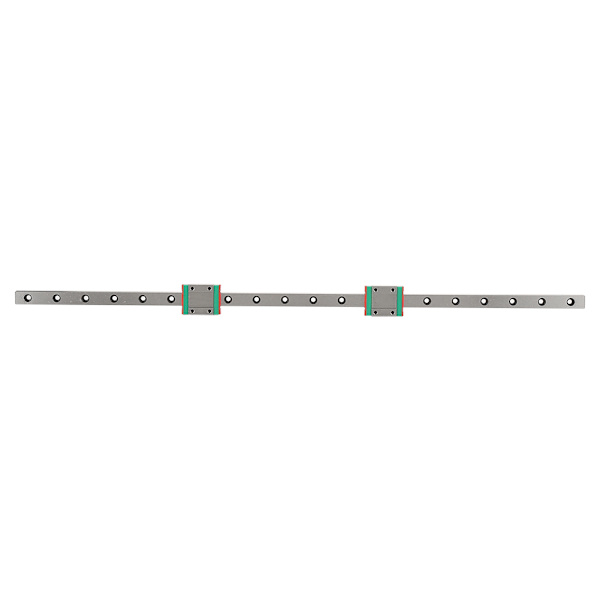 1 st 500 mm MGN12 miniatyr linjär skena styrskena 12 mm bredd 2 st MGN12B glidblock