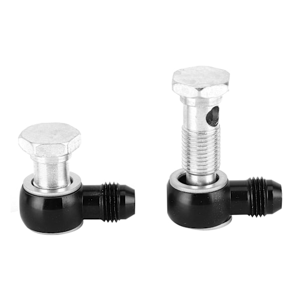 6AN x 1/4NPSM Olie Køler 90° Banjo Beslag Adapter Passer til GM Transmission Køler 4L80E 1997 til Midten af 2010A