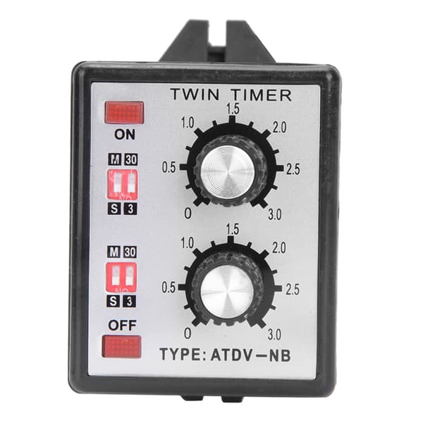 【NX】Knottekontroll Tidsbryter Relé På Av Timer Relé MultiSection ATDVNB AC110v 220V