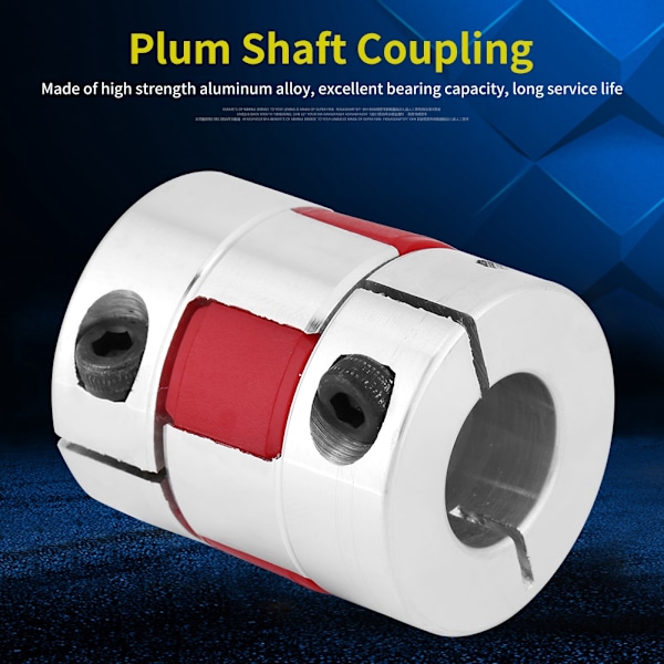 1 st Aluminiumlegering plommonaxelkopplingskoppling Connect D25 L30 12-12mm