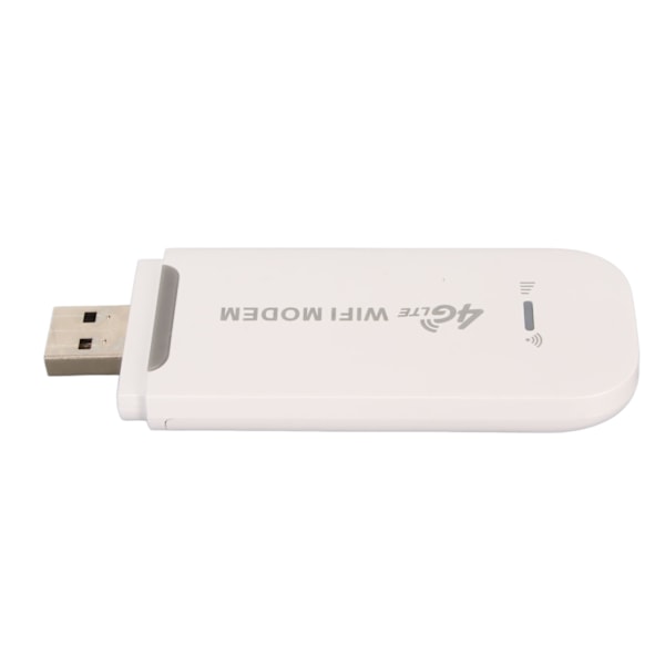 4G WiFi-reititin 150Mbps SIM-kortpaikka 10 laitetta tukee USB Plug and Play 4G LTE USB WiFi-modeemi toimisto- ja matkustuskäyttöön Koti Valkoinen