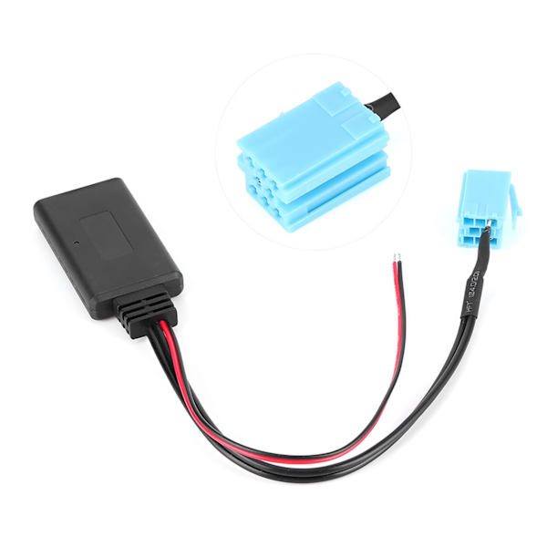 8-polet Bluetooth AUX-kabelmodul Radioadapter Bilstereotilbehør Passer til Blaupunkt