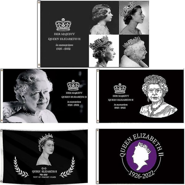 Kunnianosoitus kuningatar Elizabeth II:lle -lippu (väri: 3)