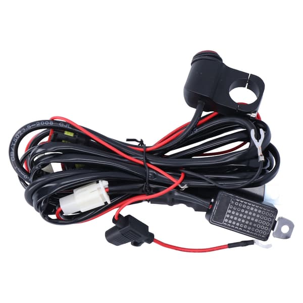 Motorsykkellysrelé Kontrollsele Spotlight 1V2 ledninger Gjenta bryter 3 kontrollerbare moduser