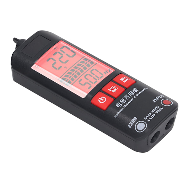 BSIDE Intelligent Digital Multimeter Mini Håndholdt Dobbelttilstande Automatisk LCD Digital Tester Spændingsdetektor