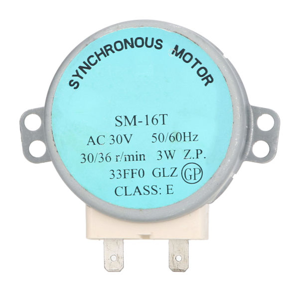 SM 16T Mikrobølgeovn Drejeskive Motor Original Aluminium Kobber Mikrobølgeovn Synkronmotor til Galanz AC30V Flat Motor