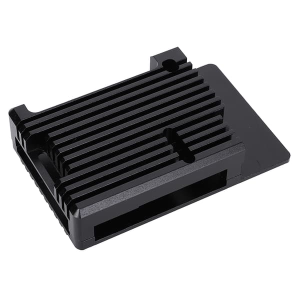 Moderkort i aluminiumlegering Kylskallåda Svart Passar Kompatibel med Raspberry Pi 3rd Model B 2b 3b