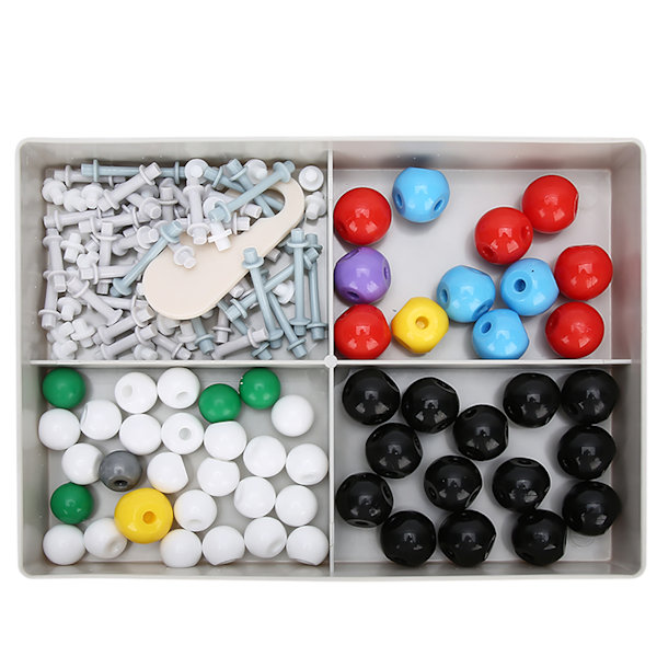 54st XMM-067 Molekylmodel Kit Sæt 54 Atom Struktur Kugle og Stang Skalmodel