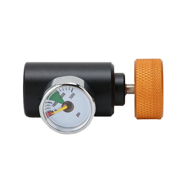 CO2 Påfyldningsadapter Connector Valve ASA med 3000psi trykmåler Soda-tilbehør