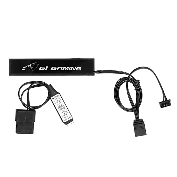 Grafikkort RGB Lys Symphony Lyseffekter 3-pin 6-pin Enkel å bruke med hovedkort datatilbehør 5V